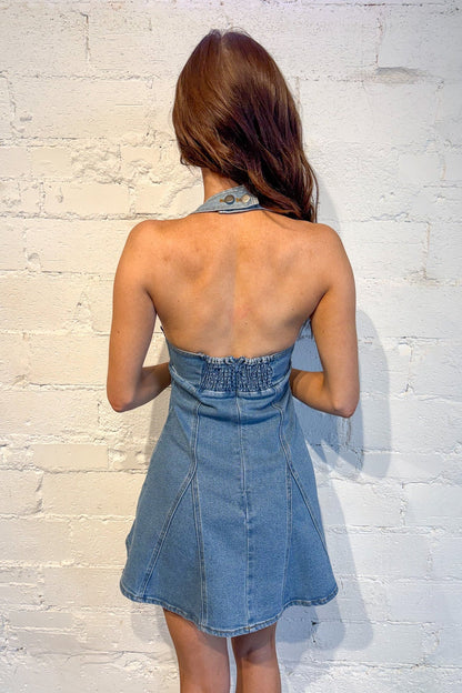 Eliza Denim Mini Dress