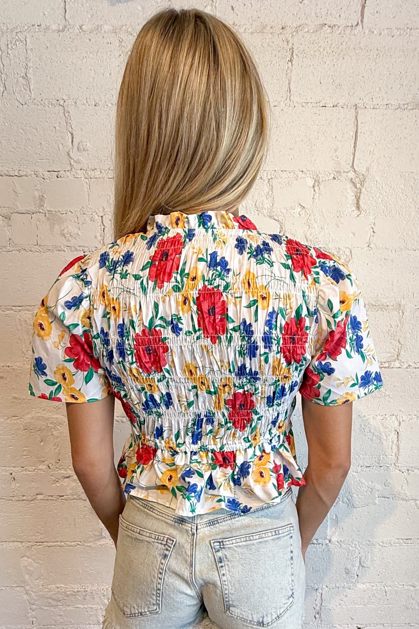 Elowyn Bloom Ruffle Blouse