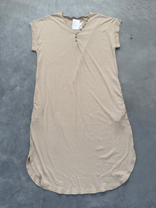 FINAL SALE - FLAWED Shae Ribbed Tee Dress - Large