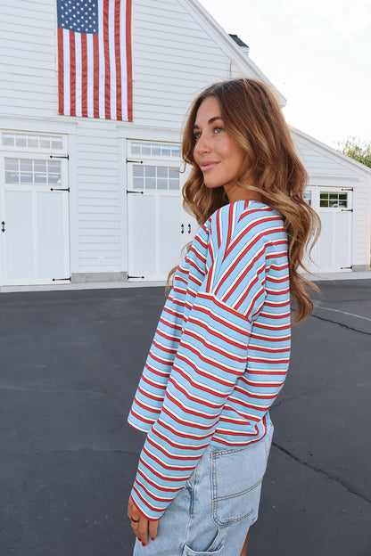 Libby Stripe Cardigan