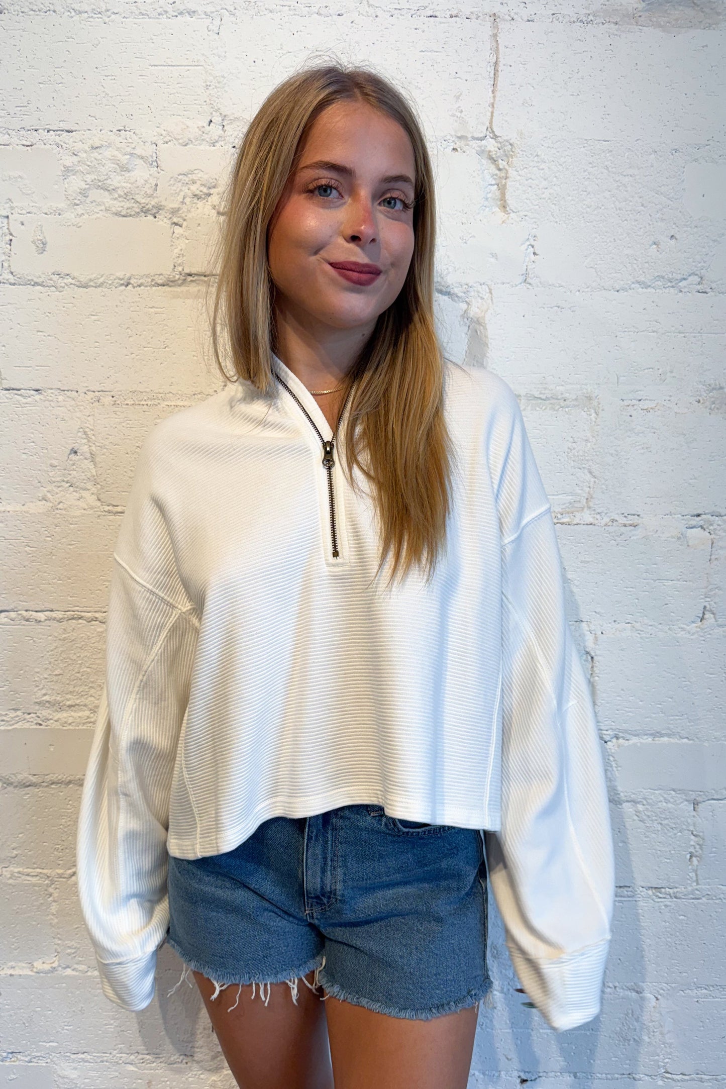 Free People Celeste Quarterzip