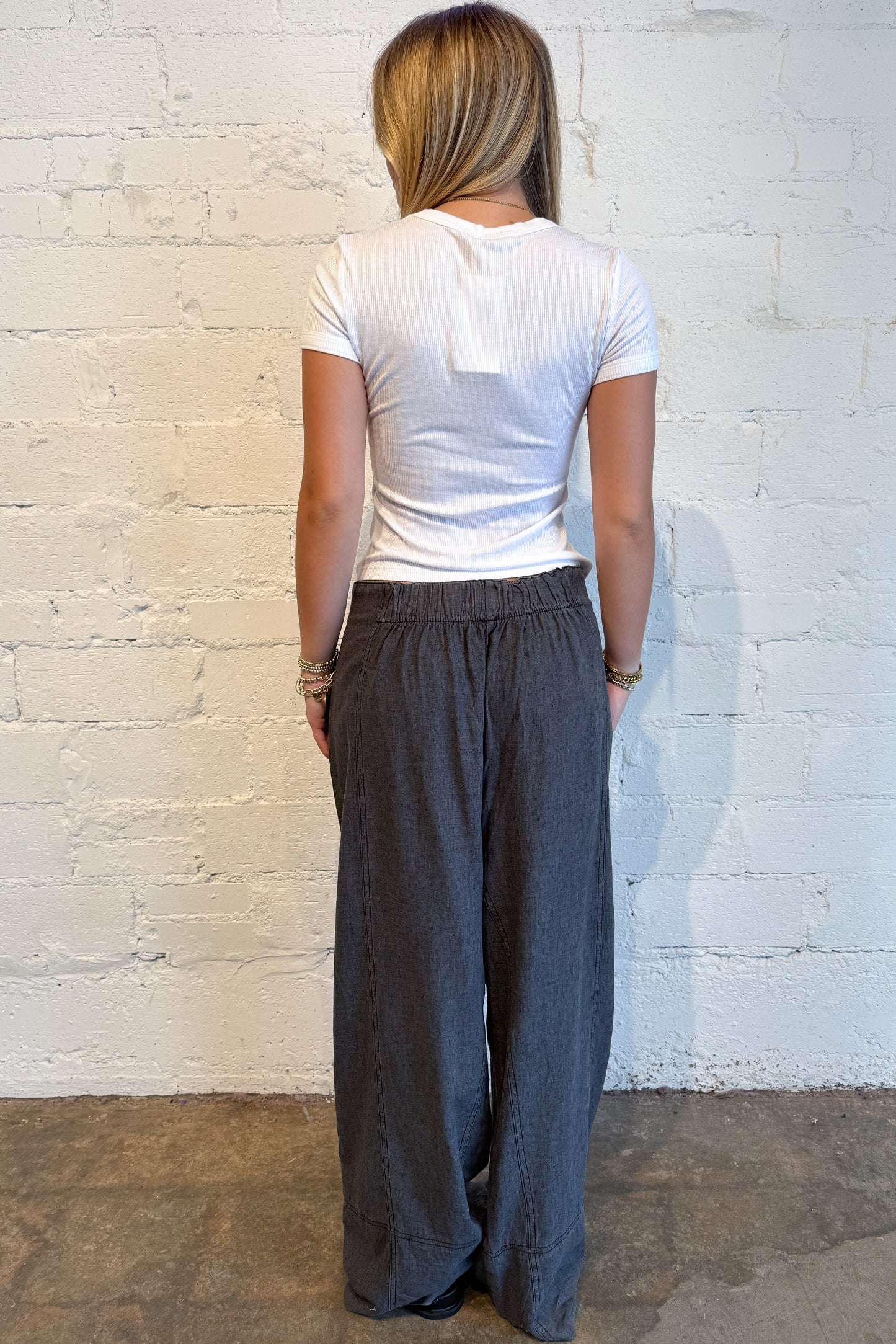Free People Days End Linen Pants