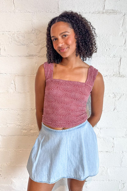 Free People Dreamy Mulberry Love Letter Cami