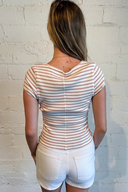 Free People Most Wanted Striped Cardi