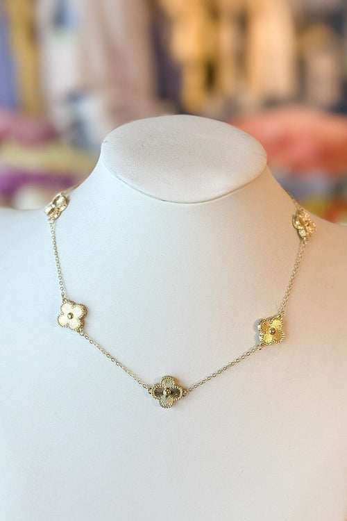 Gold Clover Necklace