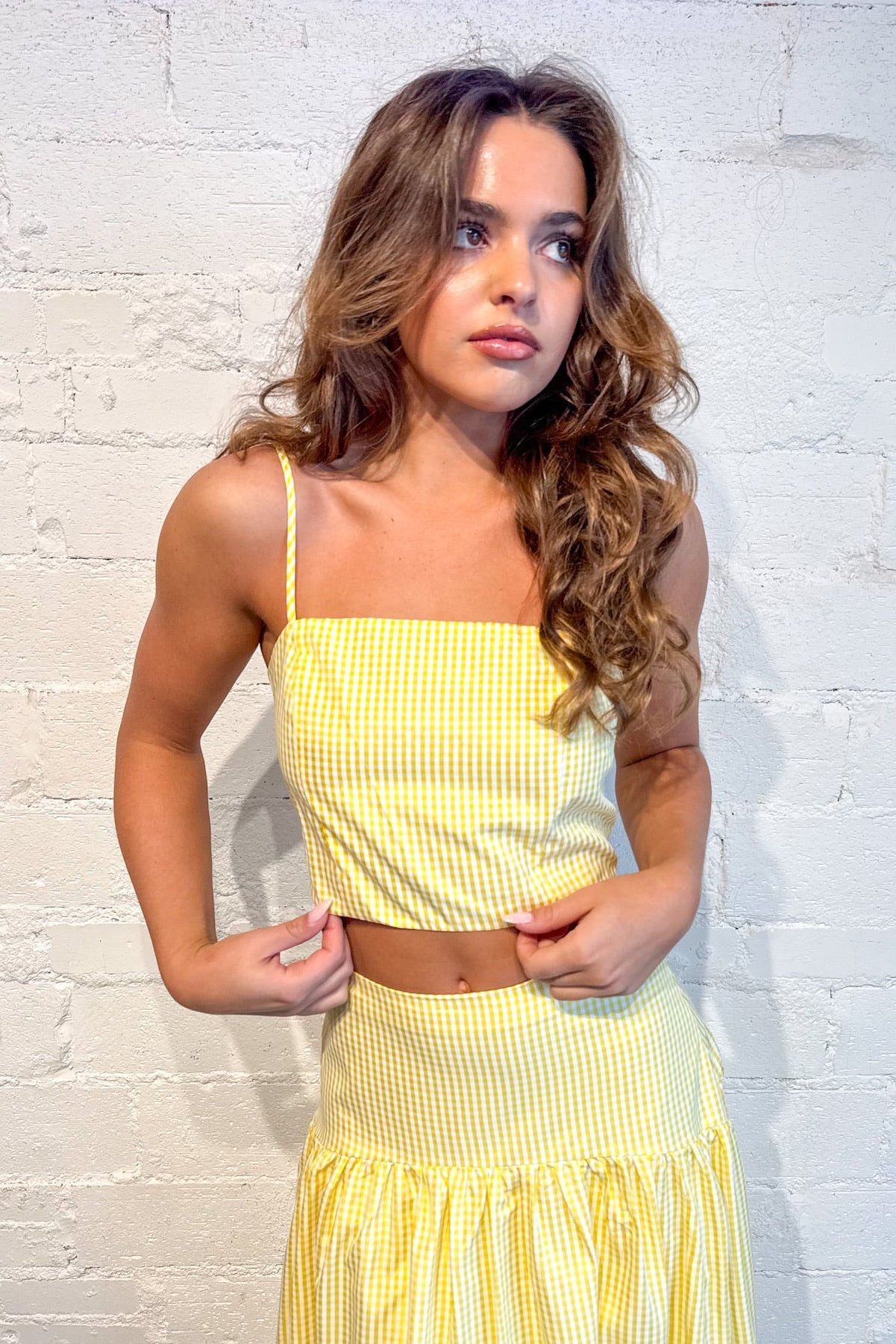Gracie Gingham Top