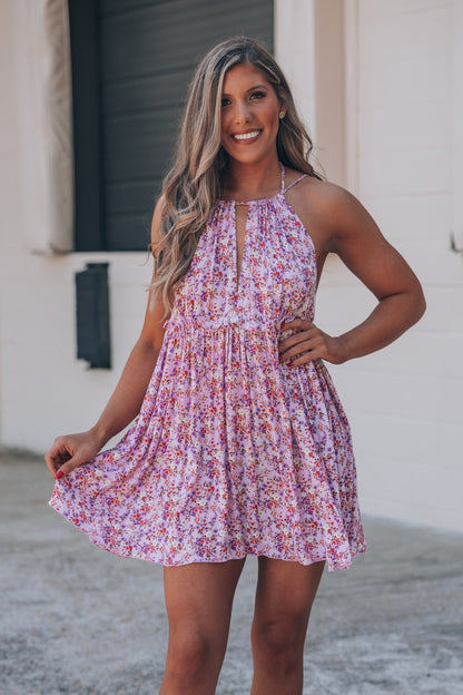 Fancy Me Floral Mini Dress FINAL SALE