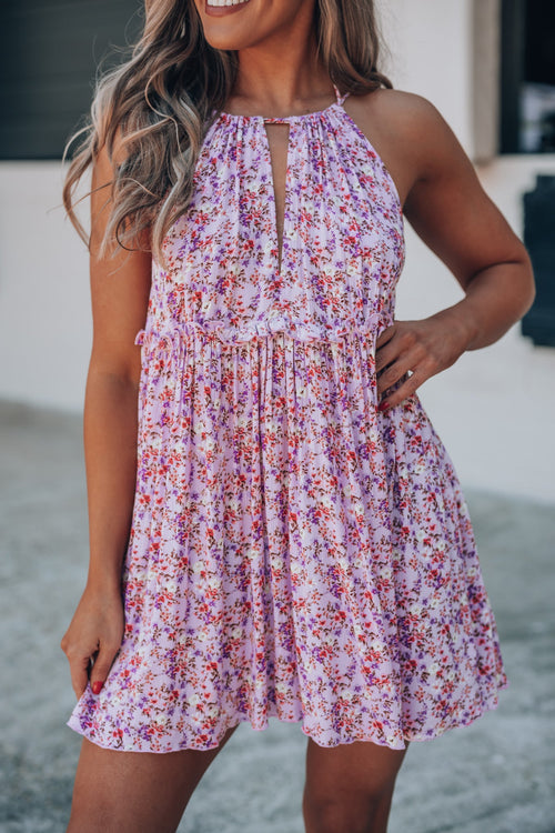 Fancy Me Floral Mini Dress FINAL SALE