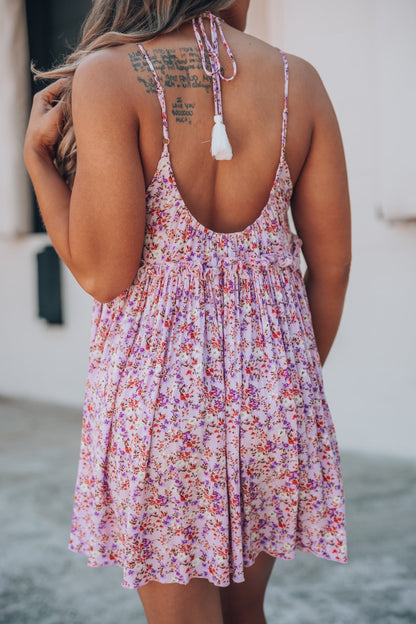 Fancy Me Floral Mini Dress FINAL SALE