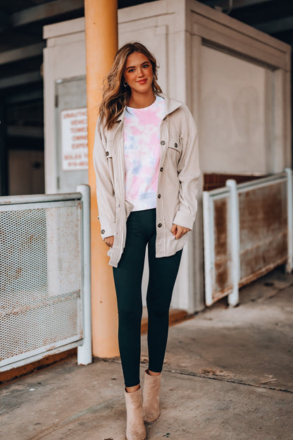 Love Buzz Tie Dye Top (Pink) FINAL SALE