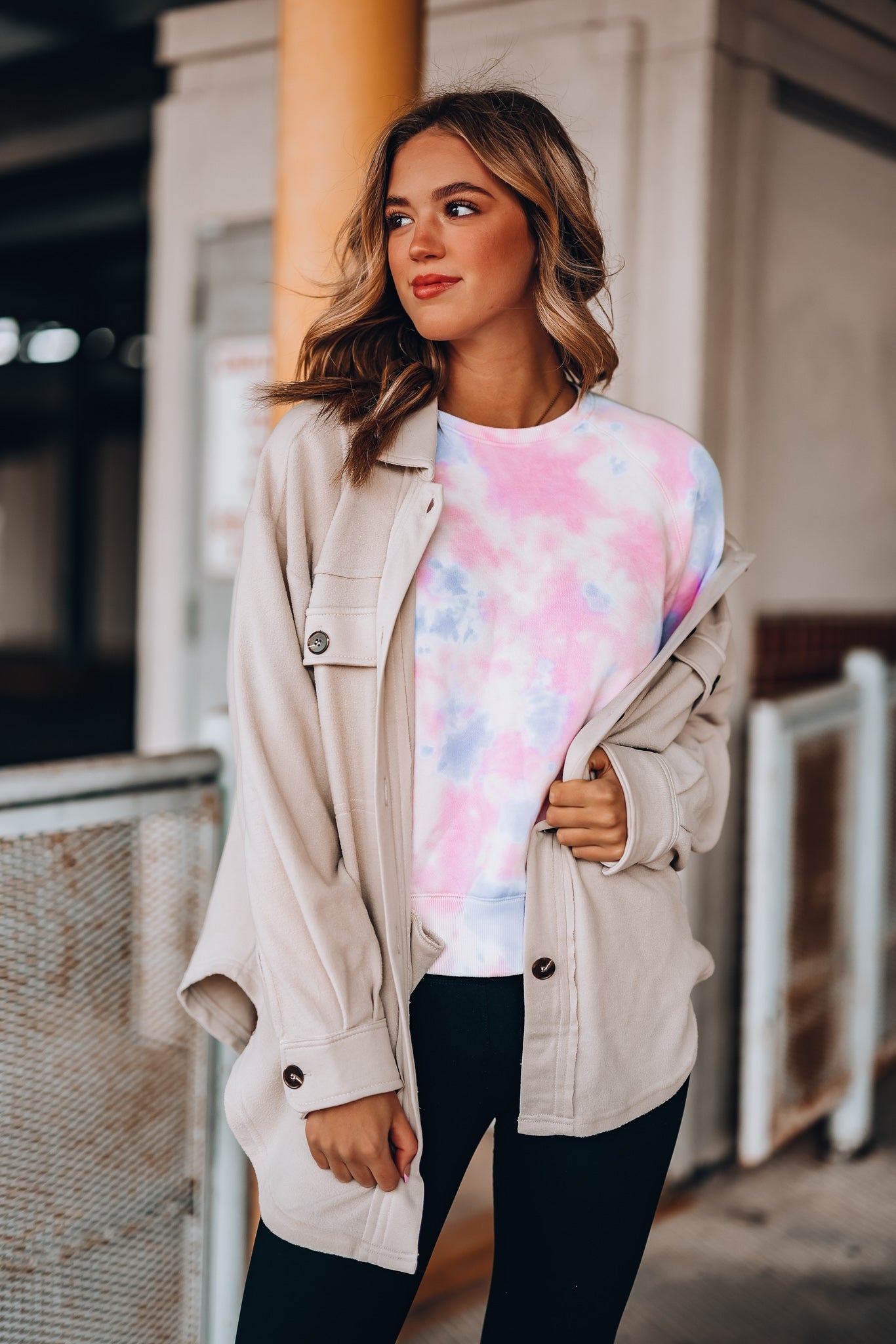Love Buzz Tie Dye Top (Pink) FINAL SALE