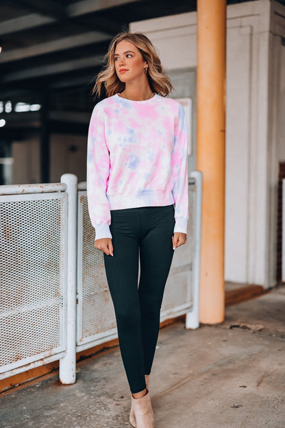 Love Buzz Tie Dye Top (Pink) FINAL SALE