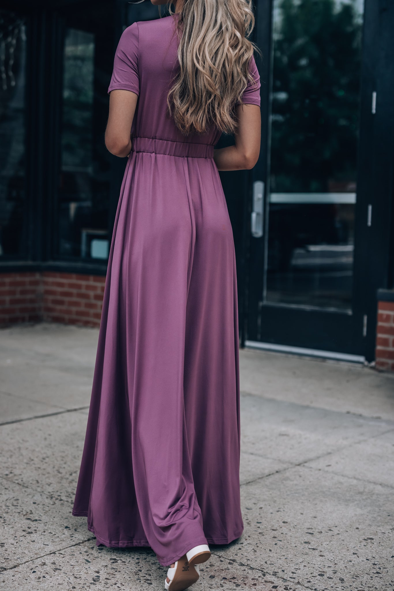 Wanderer Maxi Dress (Dark Mauve) FINAL SALE