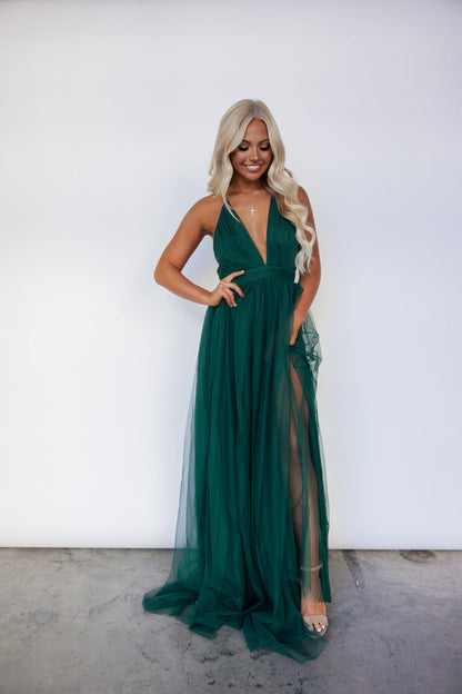 Love Spell Gown (Hunter Green)