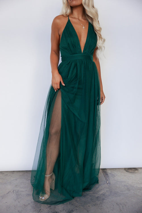 Love Spell Gown (Hunter Green)