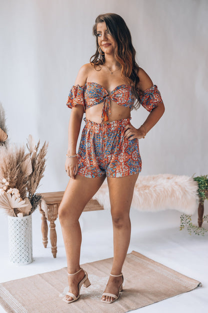 Run Wild Short Set (Red) FINAL SALE