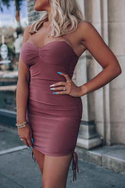 Nightingale Ruched Mini Dress FINAL SALE