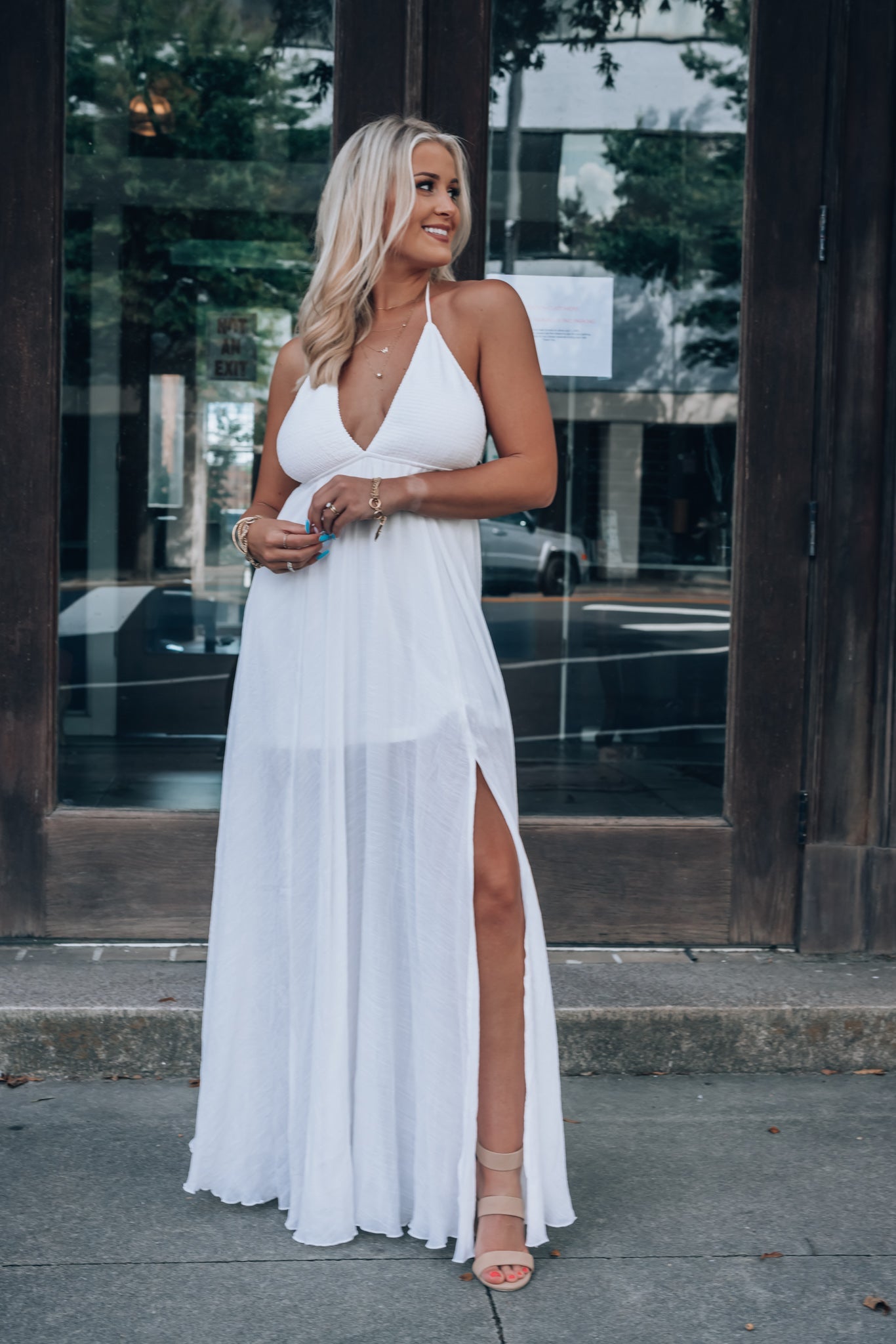Lina Smocked Maxi Dress FINAL SALE