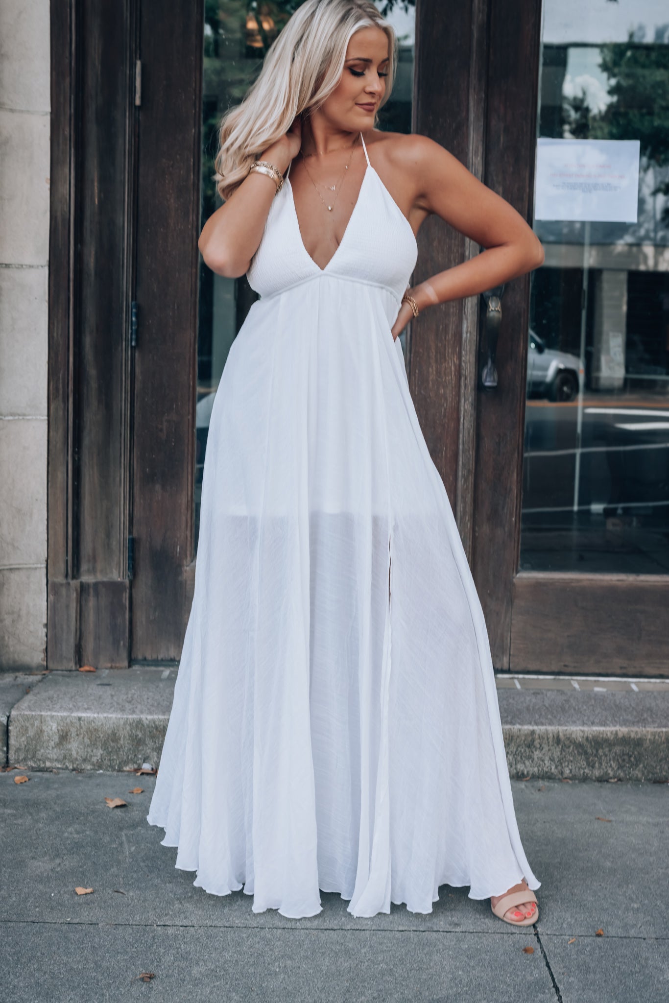 Lina Smocked Maxi Dress FINAL SALE