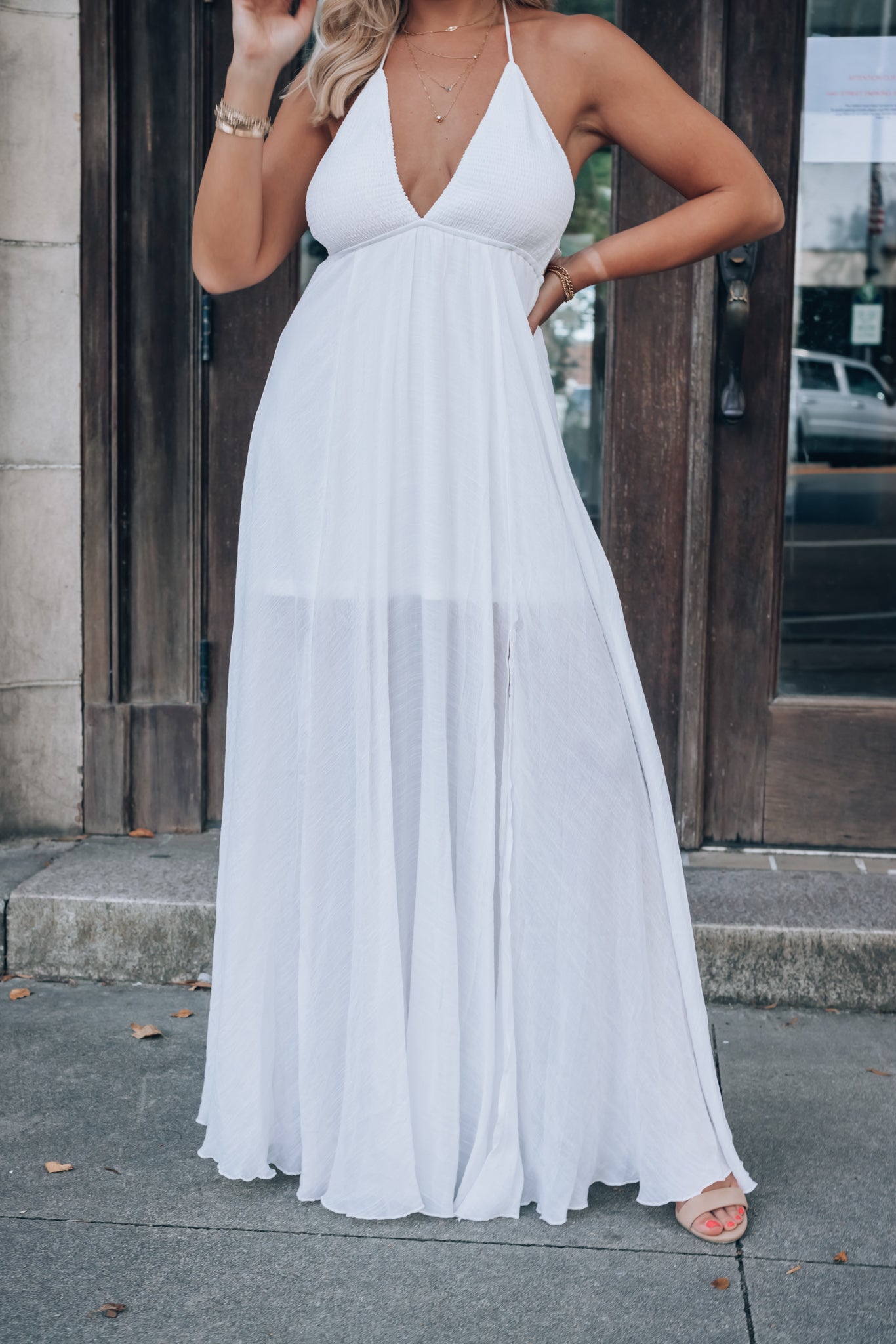 Lina Smocked Maxi Dress FINAL SALE