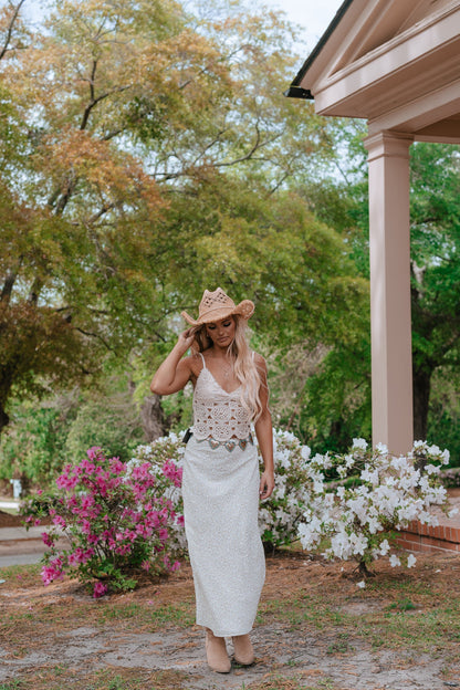 Kaleidoscope Crochet Tank Top FINAL SALE