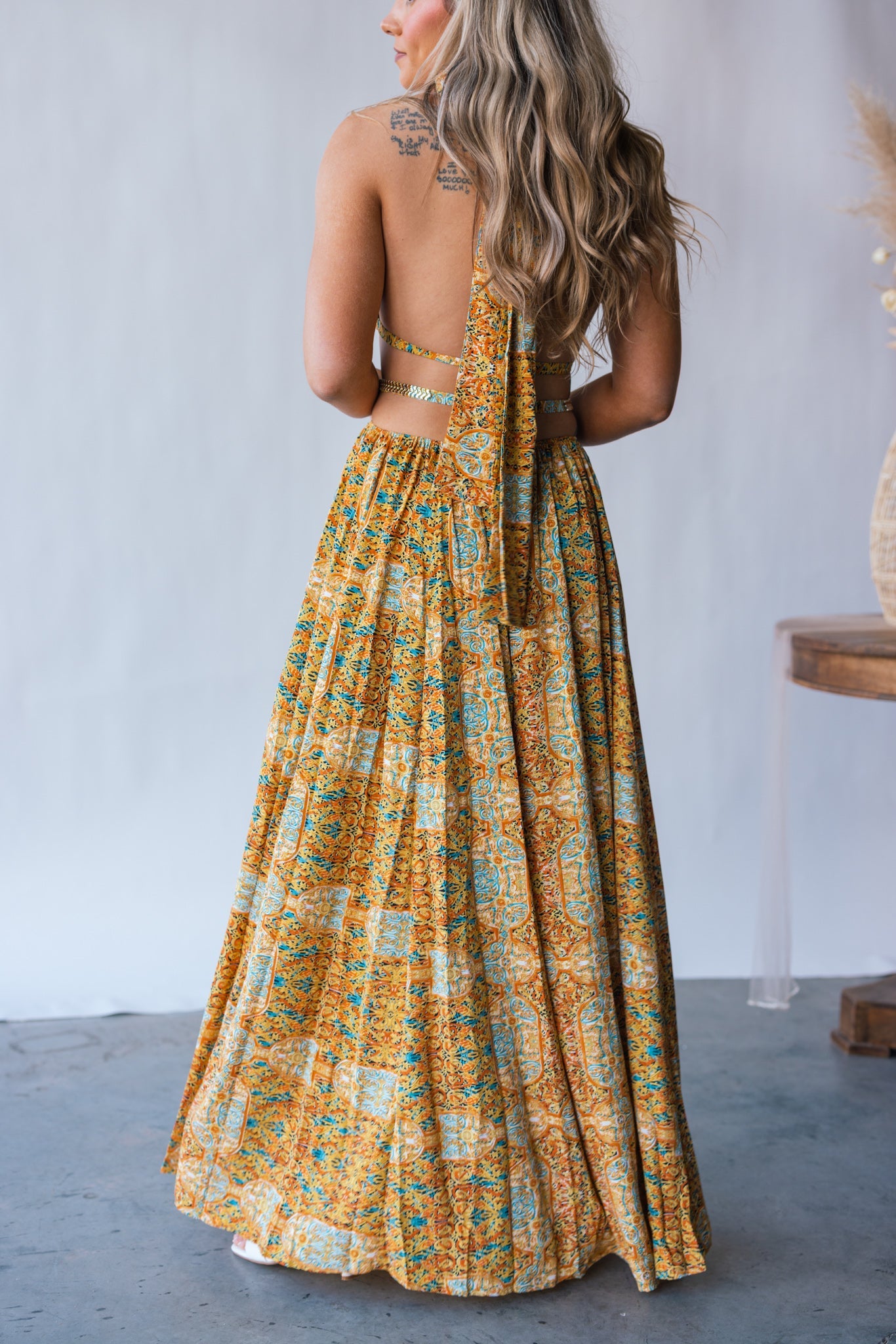 Virgin Islands Maxi Dress (Sunset) FINAL SALE
