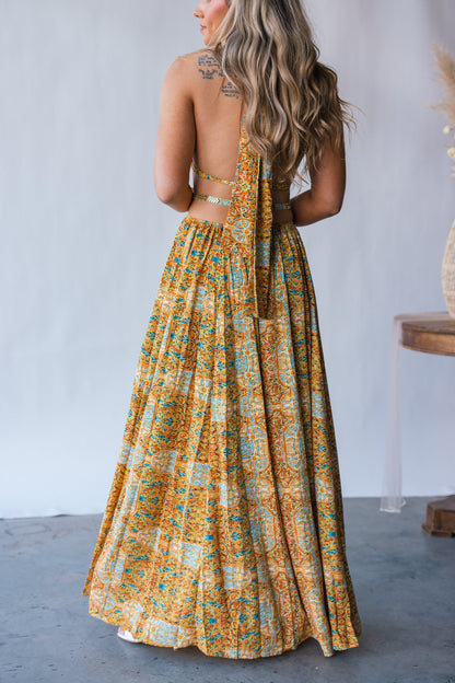 Virgin Islands Maxi Dress (Sunset) FINAL SALE