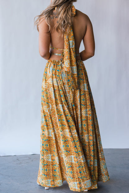 Virgin Islands Maxi Dress (Sunset) FINAL SALE