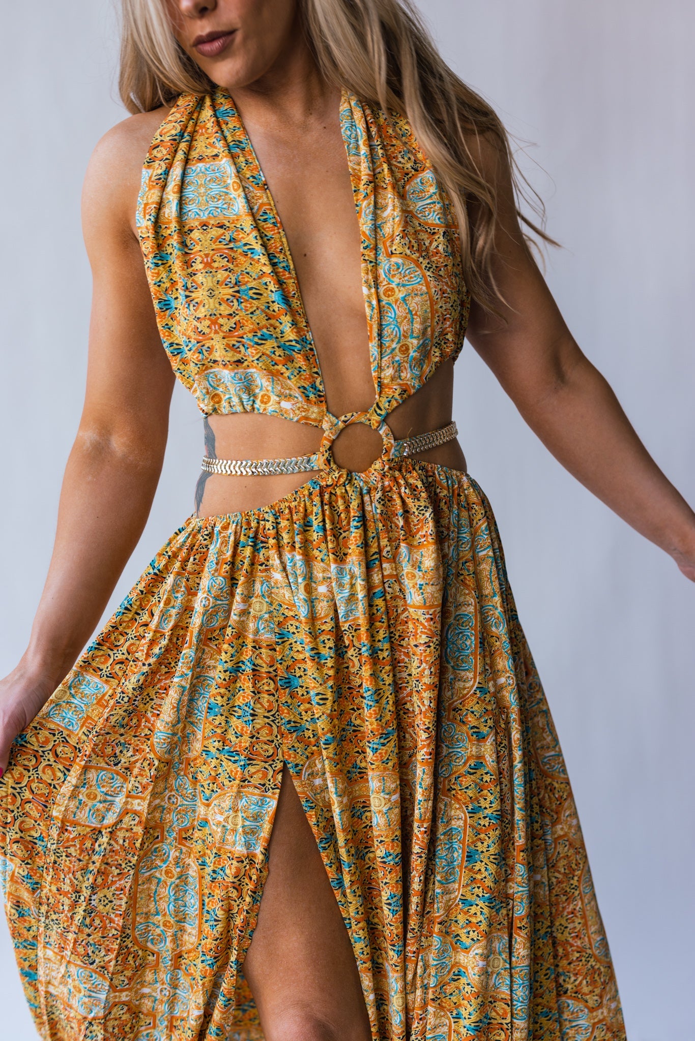Virgin Islands Maxi Dress (Sunset) FINAL SALE