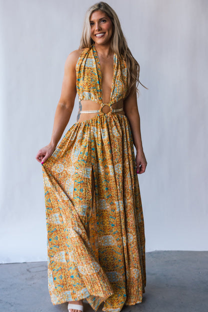 Virgin Islands Maxi Dress (Sunset) FINAL SALE