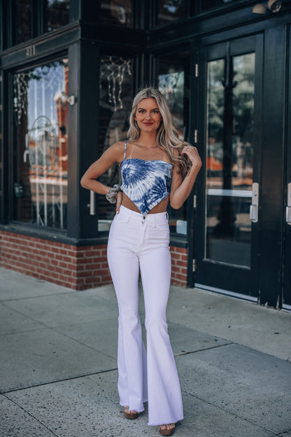 Cloud Nine Tie Dye Scarf Top FINAL SALE