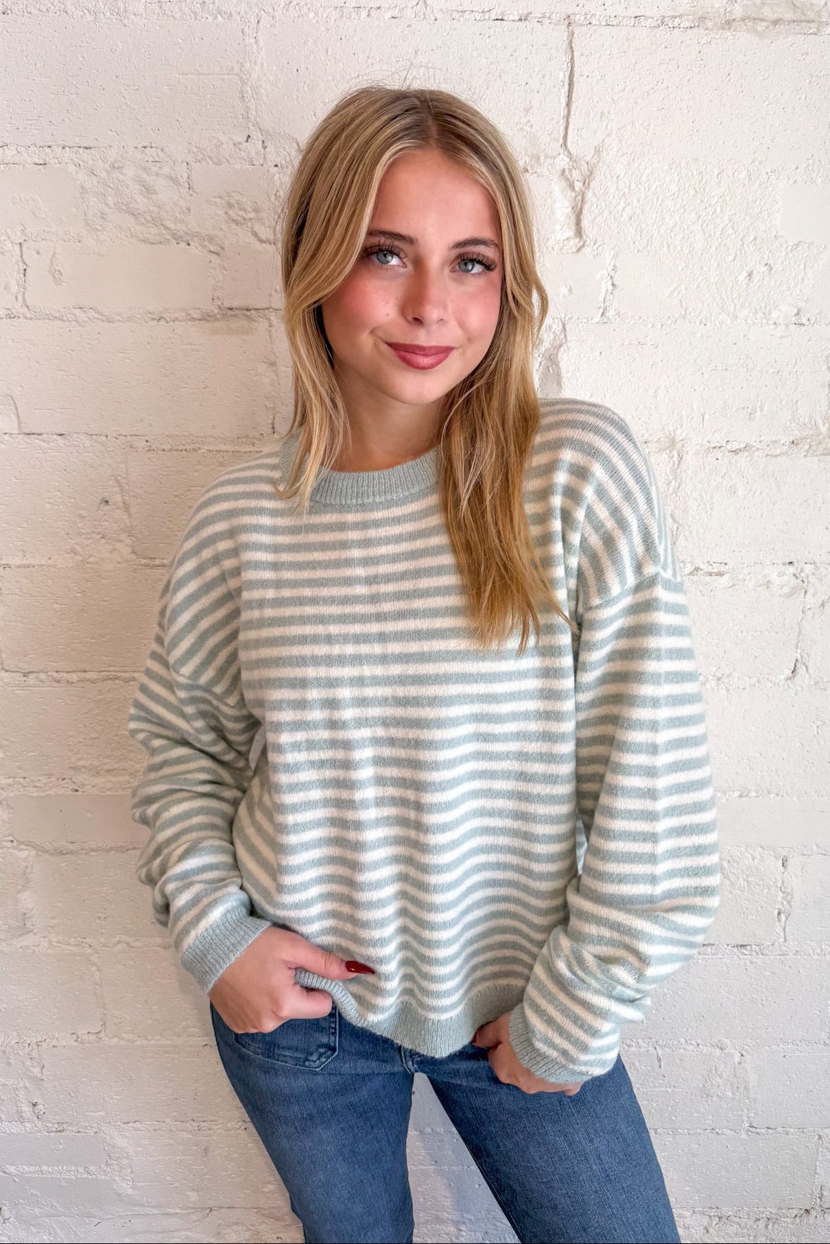 Haley Stripe Knit Top