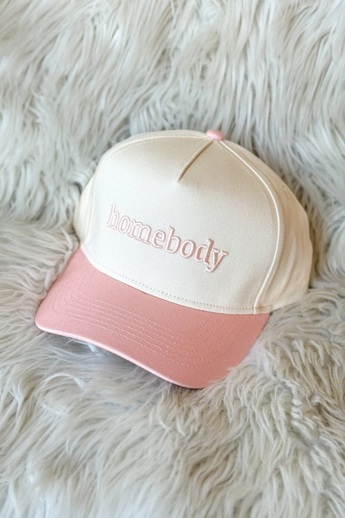 Homebody Pink Vintage Trucker Hat