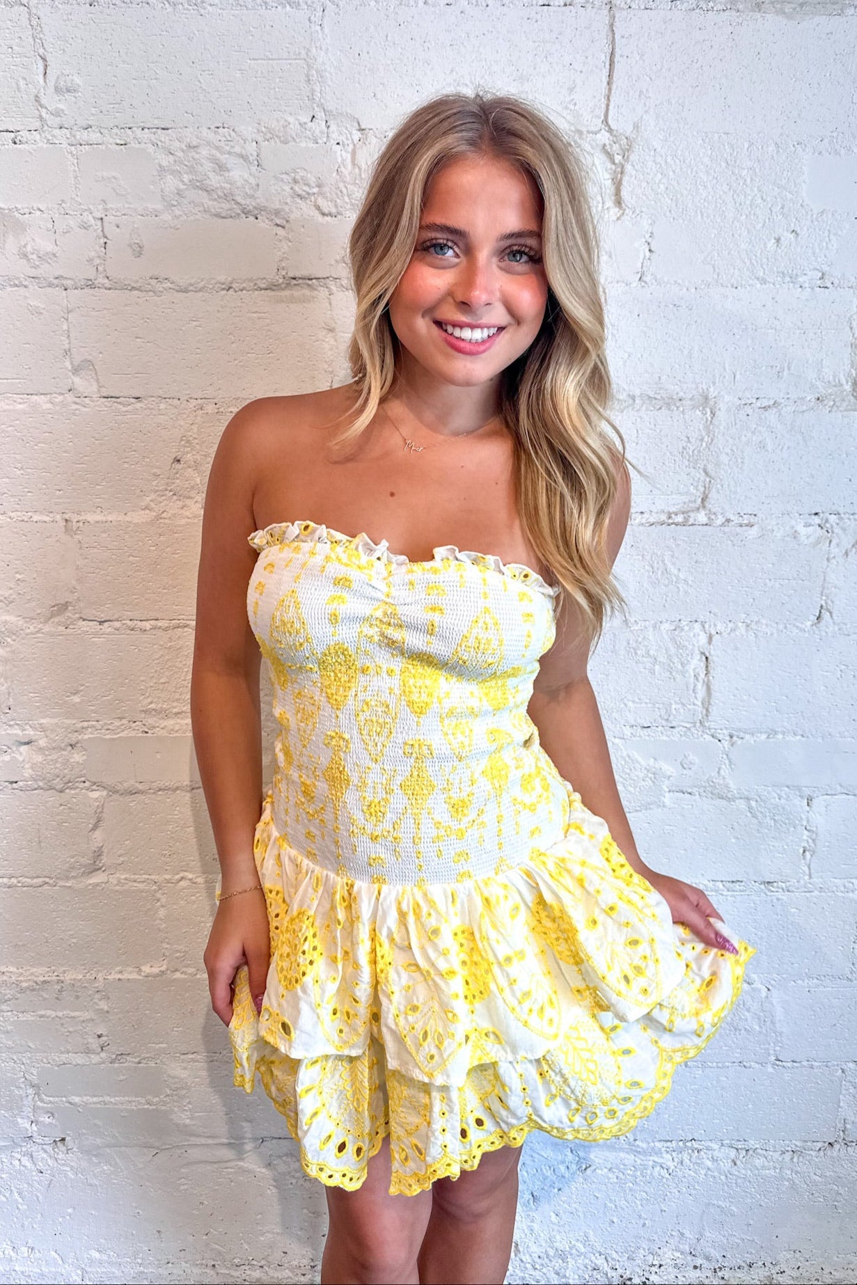 Honeycomb Glow Dress