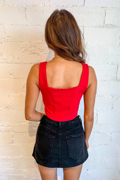 Isabella Square Neck Top