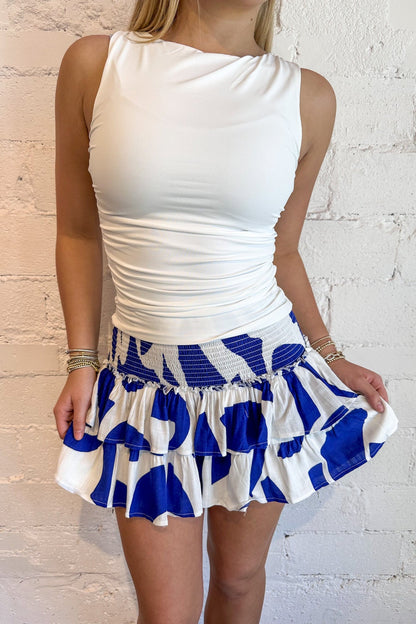 Island Layered Mini Skirt