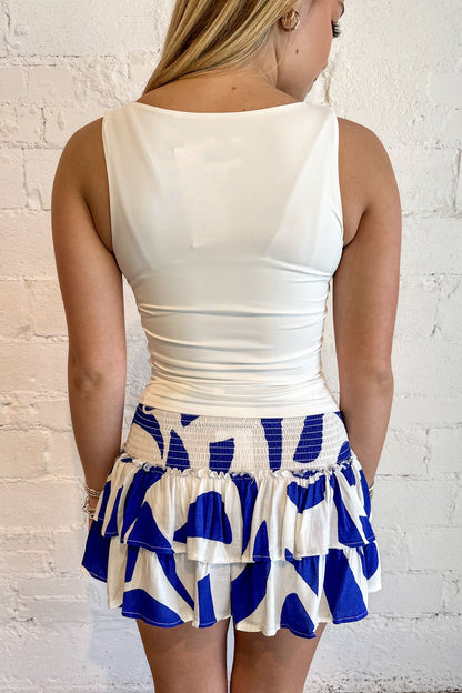 Island Layered Mini Skirt