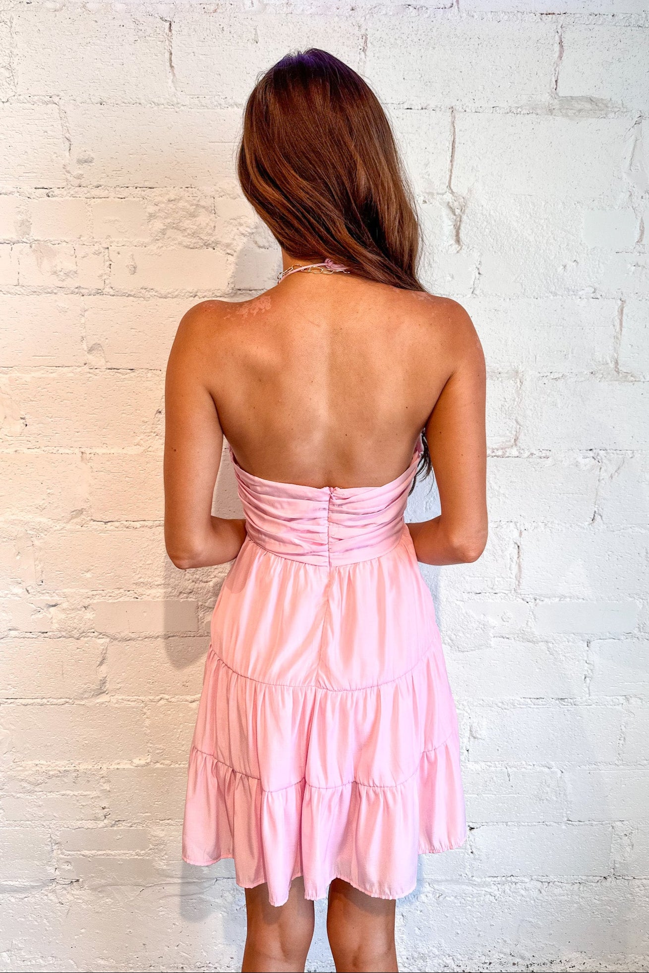 Izzy Halter Mini Dress