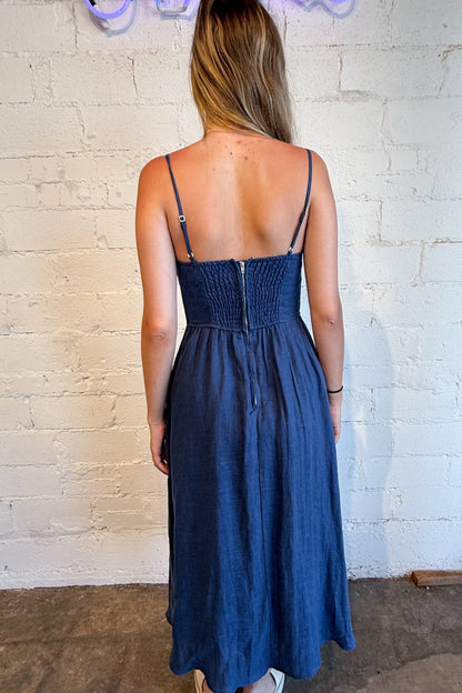 Jodi Linen Maxi Dress