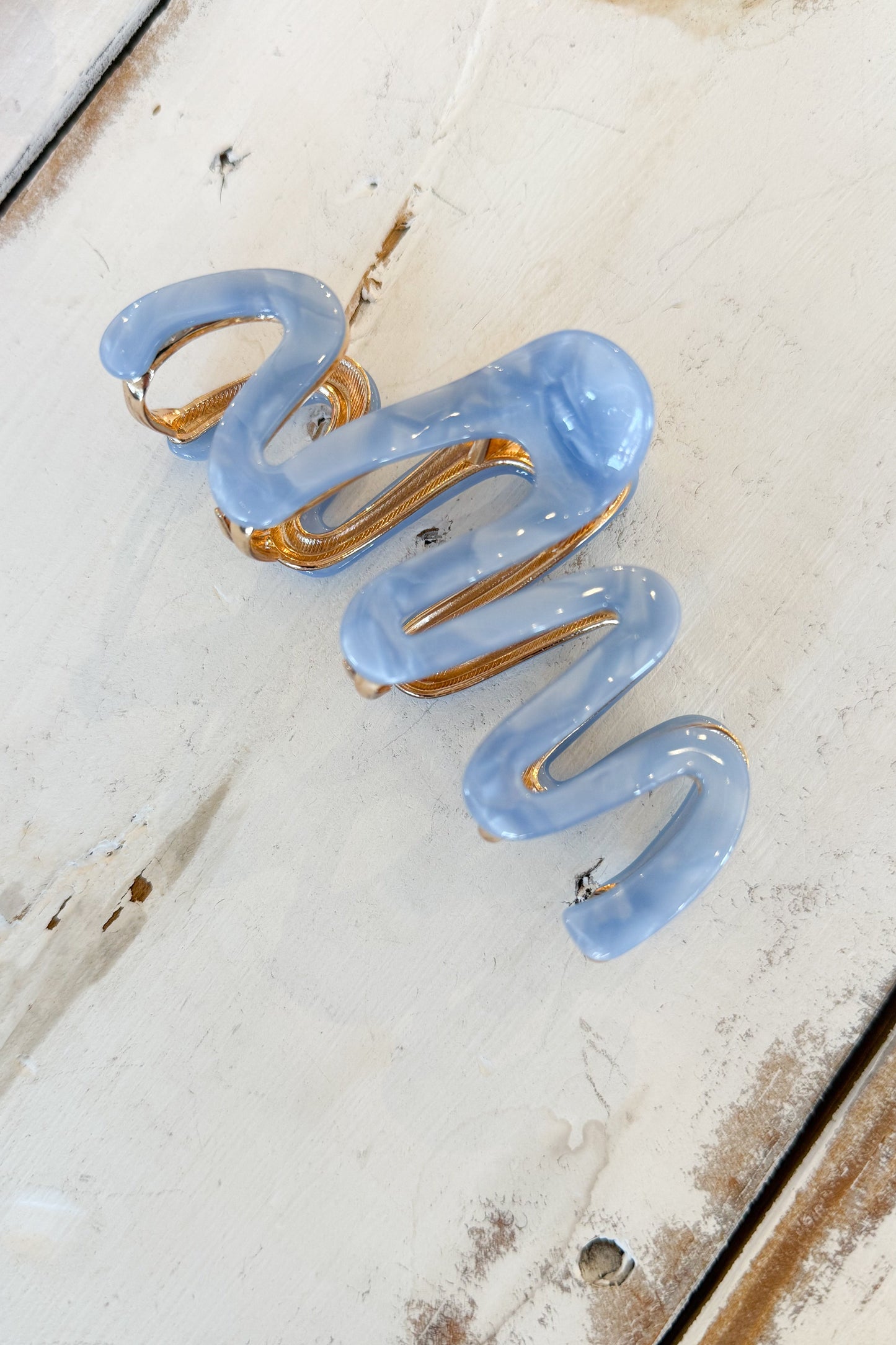 Large Zig Zag Claw Clip