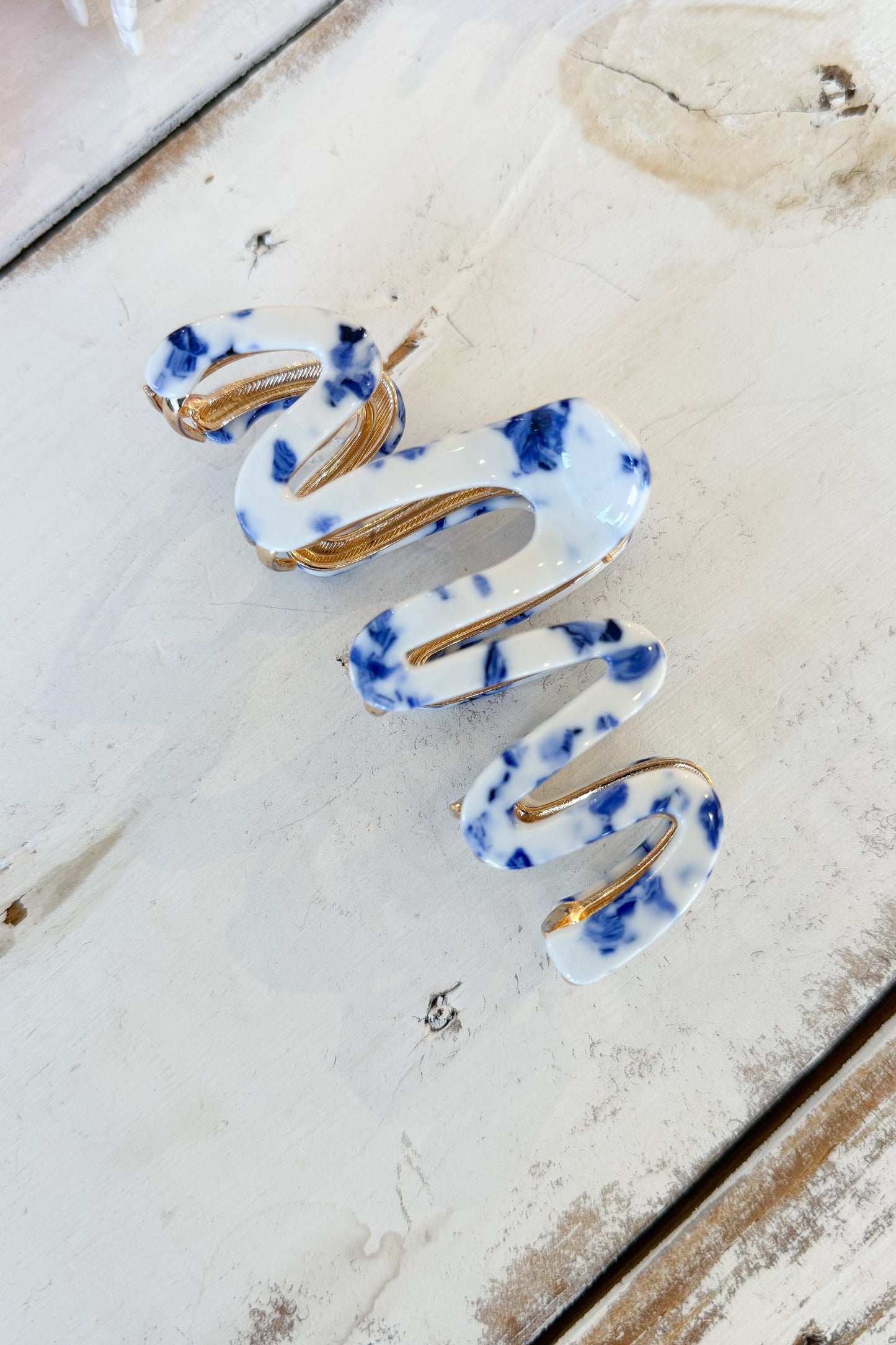 Large Zig Zag Claw Clip
