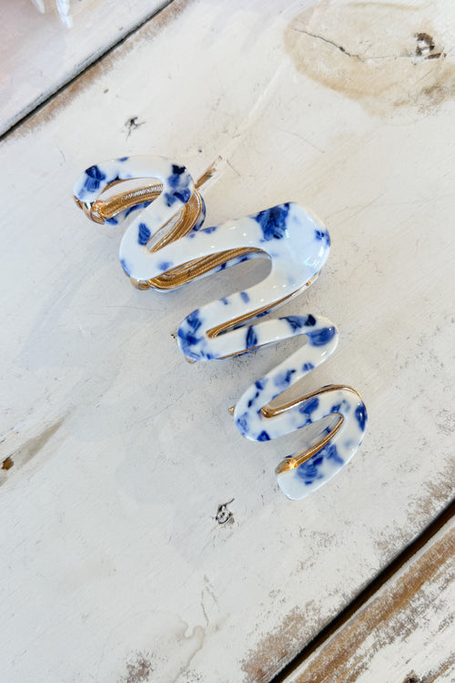 Large Zig Zag Claw Clip