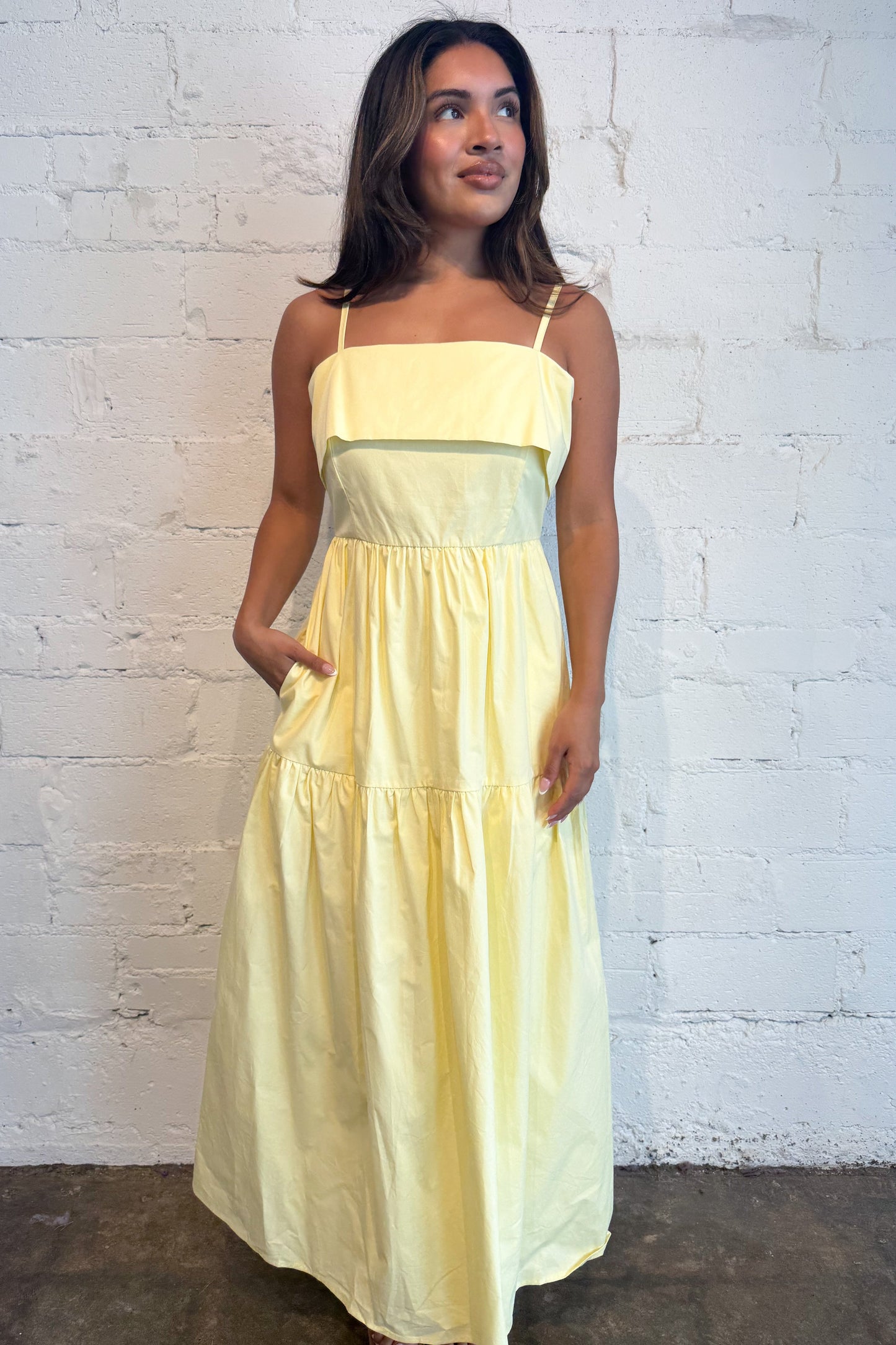 Lemon Drop Midi Dress