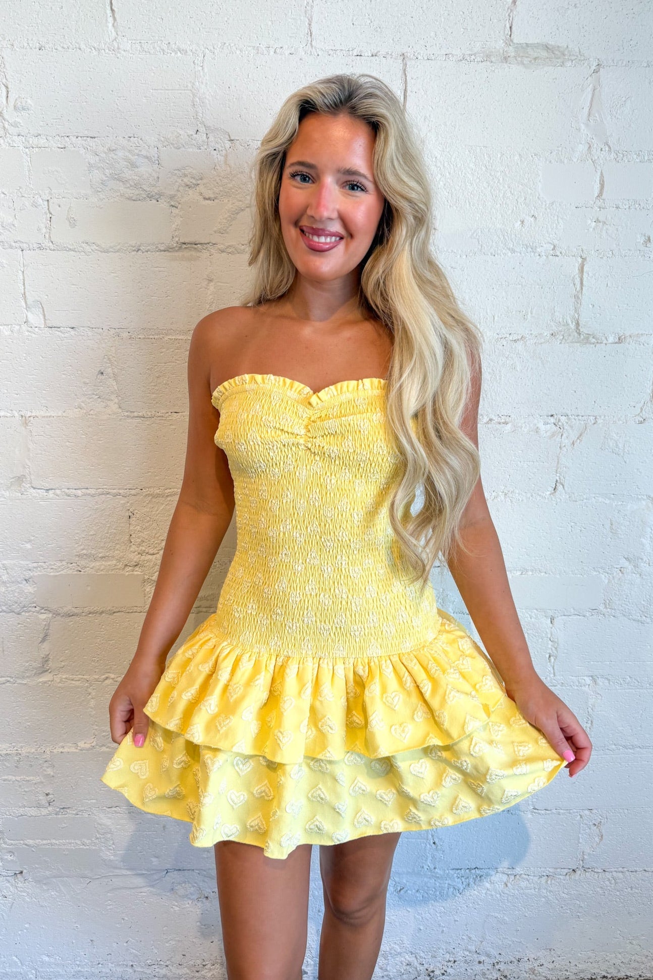Lemonade Twist Mini Dress
