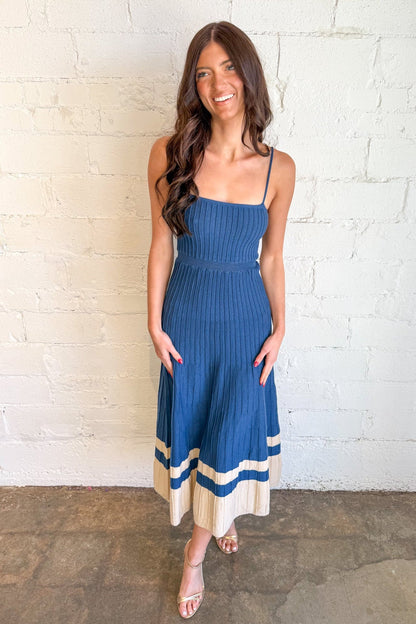 Sideline Strut Maxi Dress
