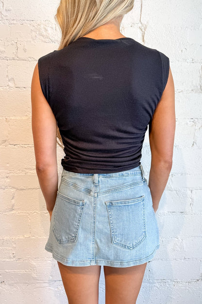 Mia Denim Skort