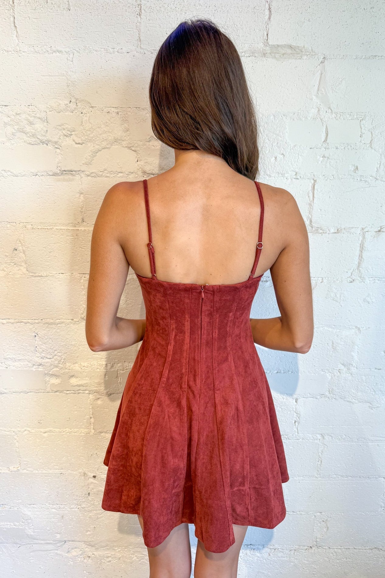 Litzy Suede Dress