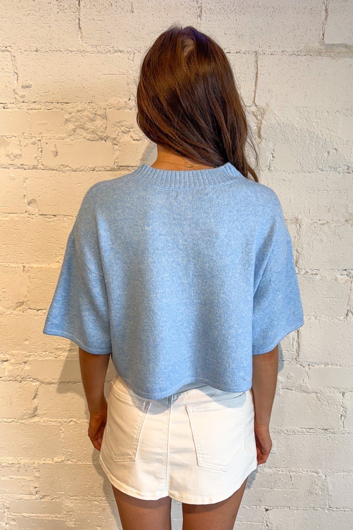 Livia Boxy Cropped Cardigan