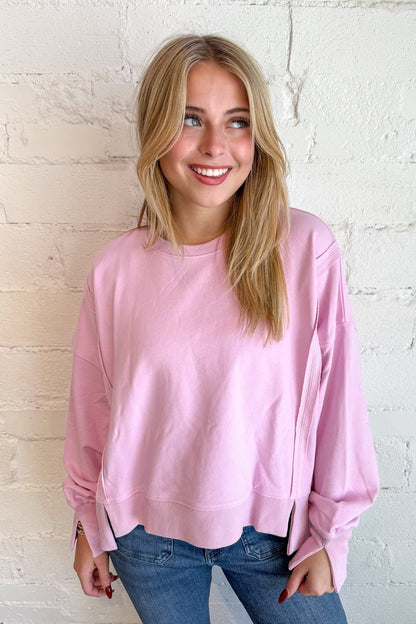 Long Sleeve Round Neck Sweatshirt