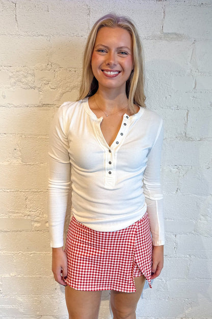 Love Love Gingham Skirt